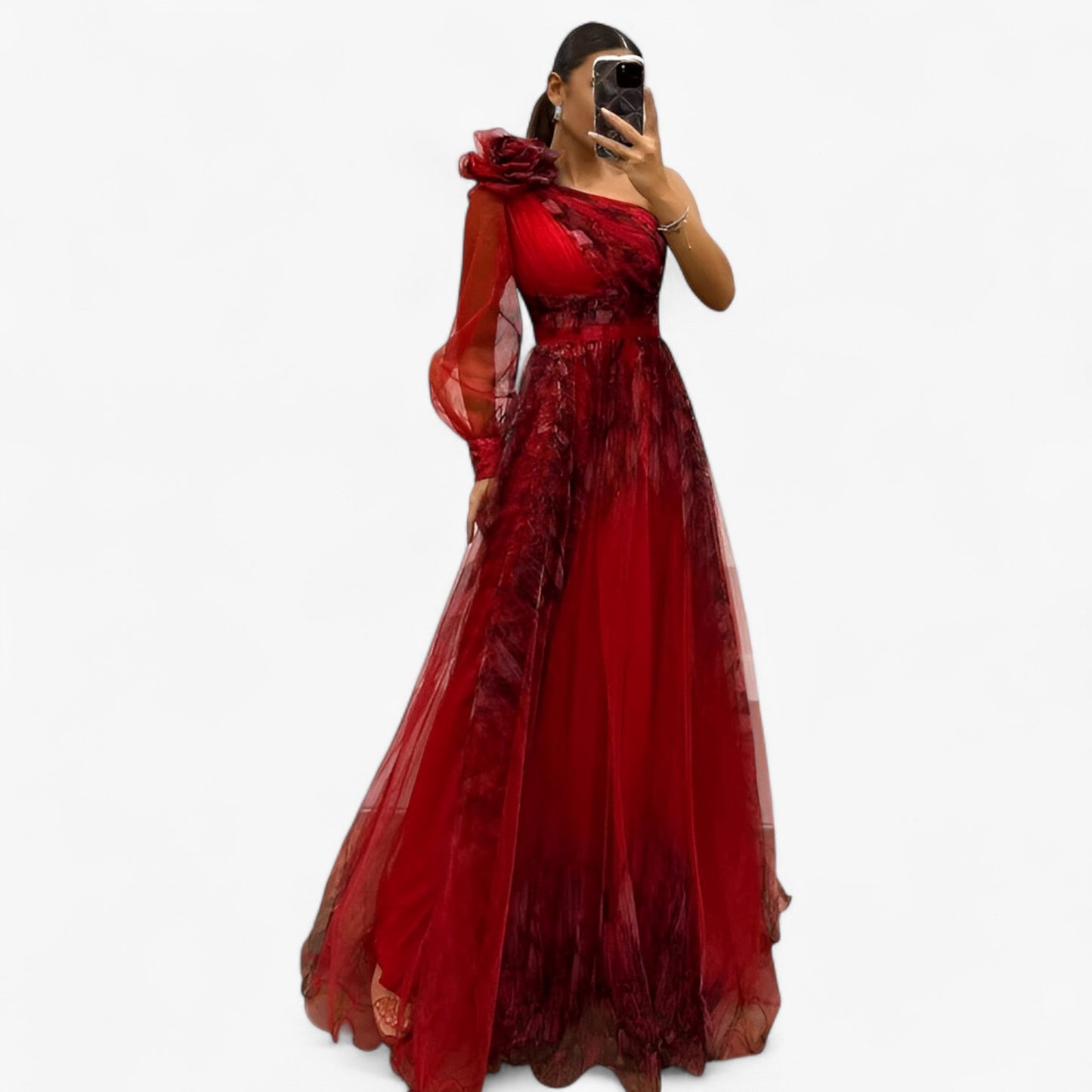 Alma Maxi Dress – Elegant, Unique & Effortlessly Chic Red | Cow Clothing
