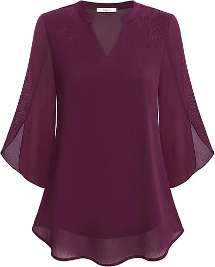 Zanyelle - Soft-Touch Layered Blouse