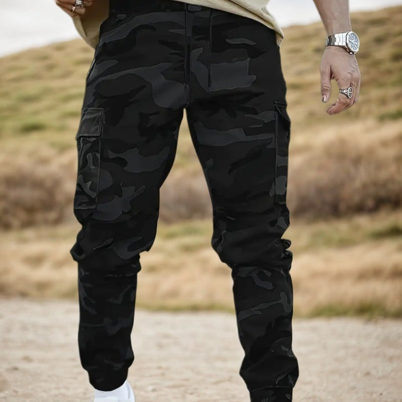 Rafael | Camouflage Cargo Hose mit Schlanker Passform