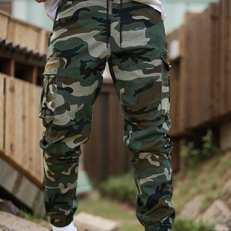 Rafael | Camouflage Cargo Hose mit Schlanker Passform