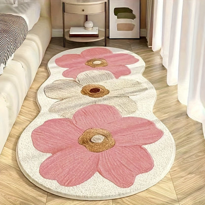 Blumen-Teppich mit unregelmäßiger Form