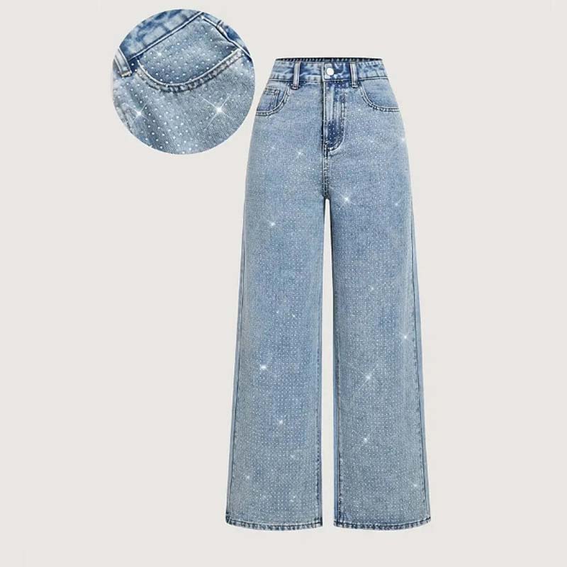 Lunessavelle™ - Jeans Pour Femmes Élégants Avec Strass