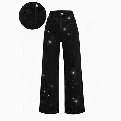 Lunessavelle™ - Jeans Pour Femmes Élégants Avec Strass