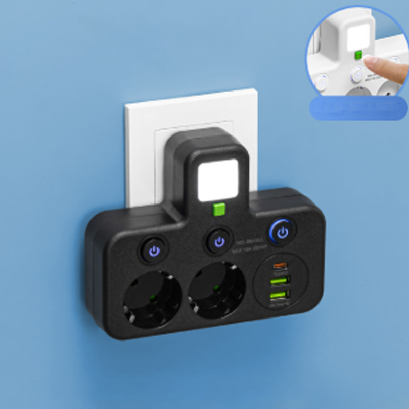 Daan™ | Slimme Stekkerdoos met USB-Poorten