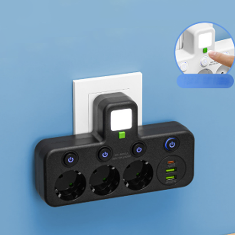 Daan™ | Slimme Stekkerdoos met USB-Poorten