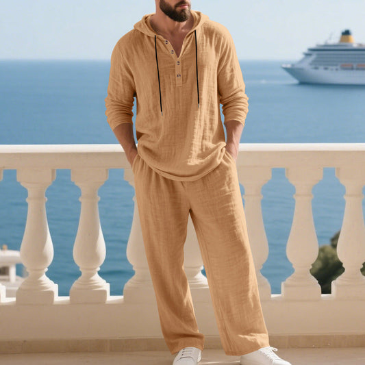 Drift - Linen Hoodie Set