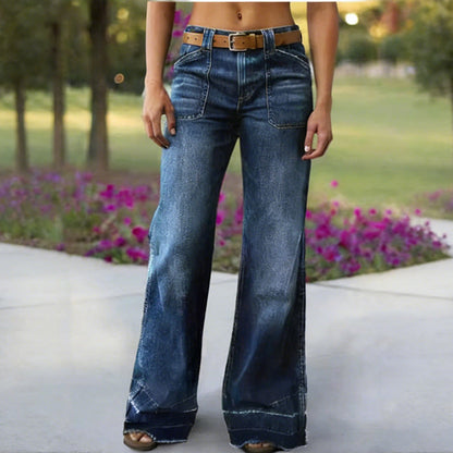 Aurevia™ -  Jean Large Style Vintage Femme