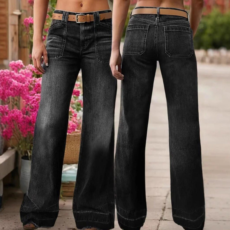 Aurevia™ -  Jean Large Style Vintage Femme