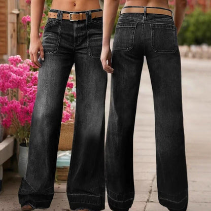Aurevia™ -  Jean Large Style Vintage Femme