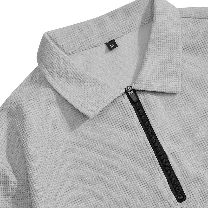 Lennard | Strukturiertes Waffelstrick Set mit Gerader Hose