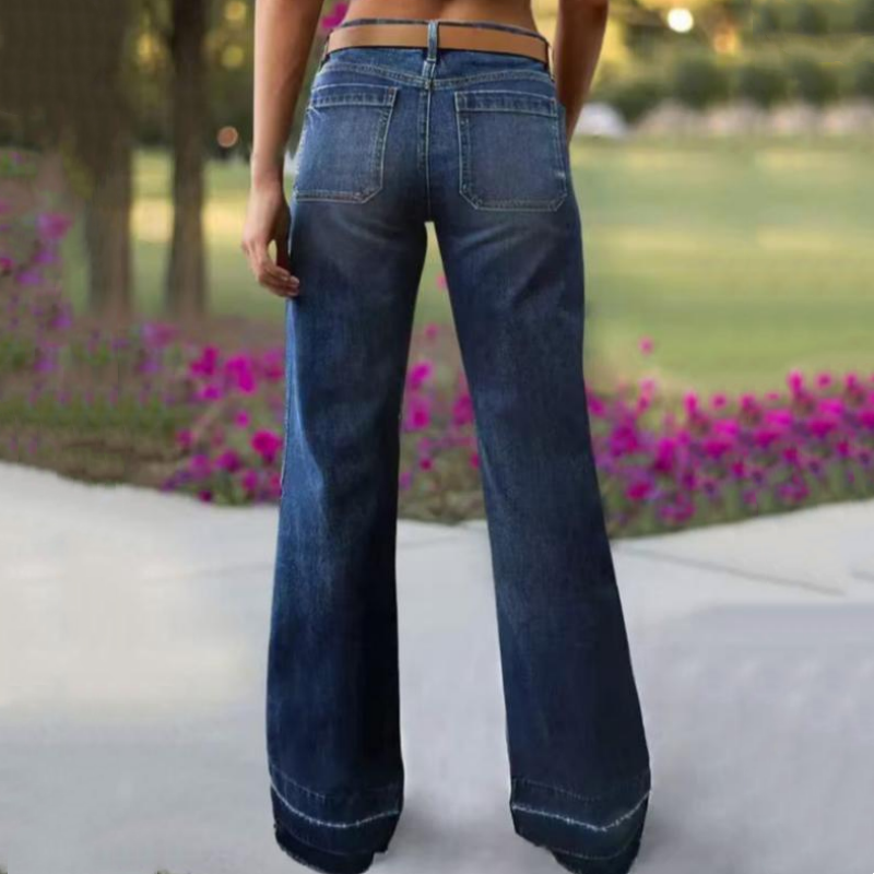 Camilla | Slim-Effect Schlagjeans mit Elastischem Stretch