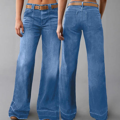 Camilla | Slim-Effect Schlagjeans mit Elastischem Stretch