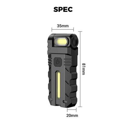 💥LED-Arbeitsleuchte mit 180° drehbarem Kopf