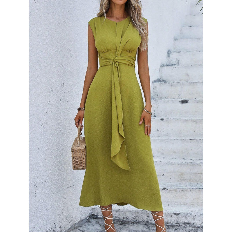 Edtha | Elegantes Midi-Kleid mit Taillenband
