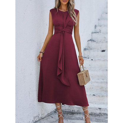 Edtha | Elegantes Midi-Kleid mit Taillenband