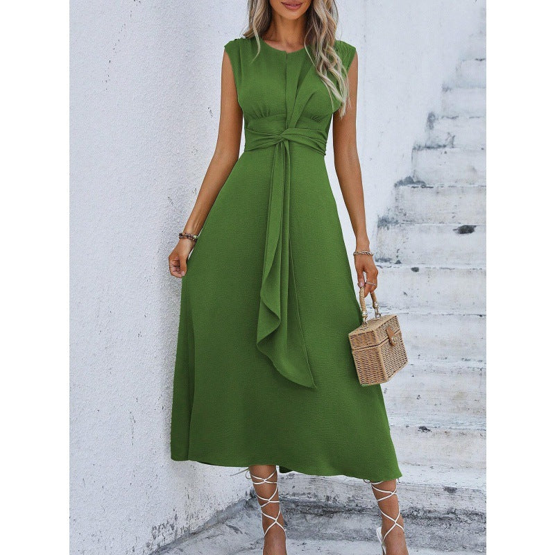 Edtha | Elegantes Midi-Kleid mit Taillenband