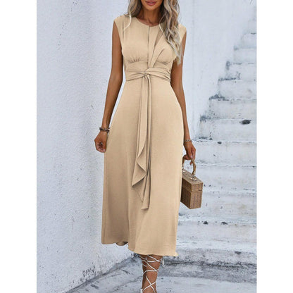 Edtha | Elegantes Midi-Kleid mit Taillenband
