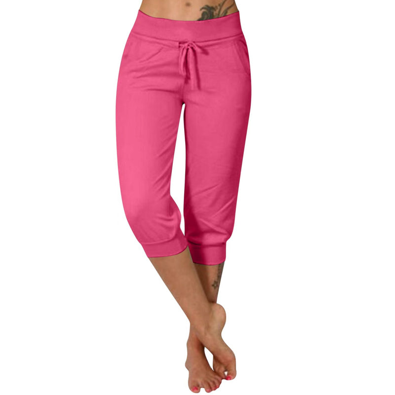 Jepha | Stilvolle Capri-Sweatpants mit elastischem Sitz