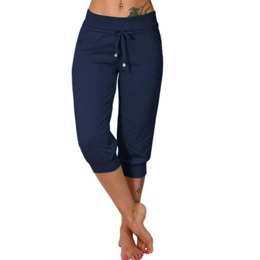 Jepha | Stilvolle Capri-Sweatpants mit elastischem Sitz