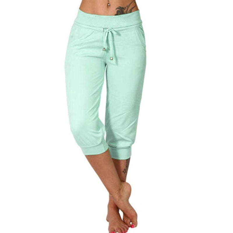 Jepha | Stilvolle Capri-Sweatpants mit elastischem Sitz