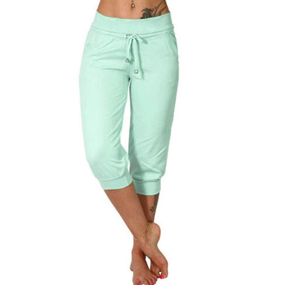 Jepha | Stilvolle Capri-Sweatpants mit elastischem Sitz
