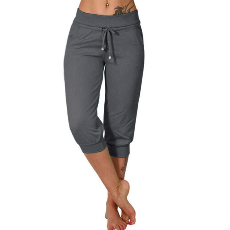 Jepha | Stilvolle Capri-Sweatpants mit elastischem Sitz