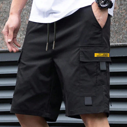 Heren cargo shorts met utility-stijl