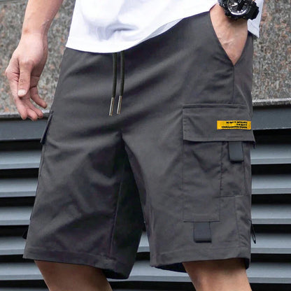 Heren cargo shorts met utility-stijl