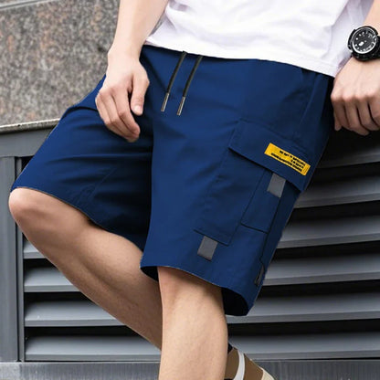 Heren cargo shorts met utility-stijl