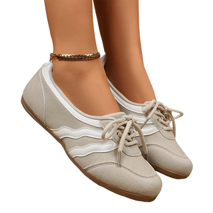 Lovima | Retro-Sneaker mit Wellenstreifen und Schnürung