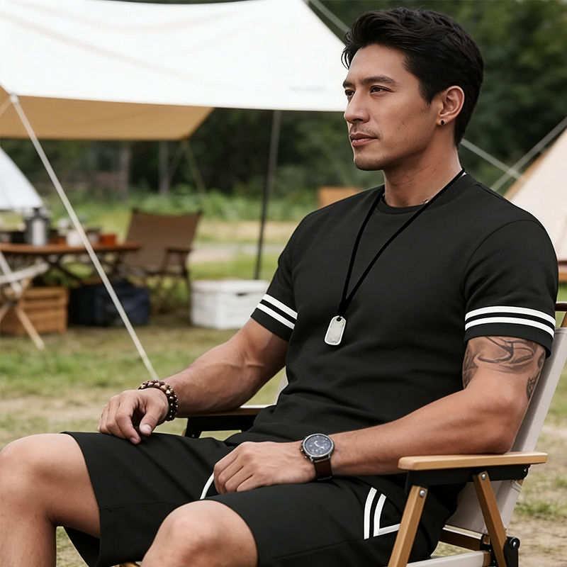 Eliano | Sportliches 2-teiliges Set mit T-Shirt und Shorts
