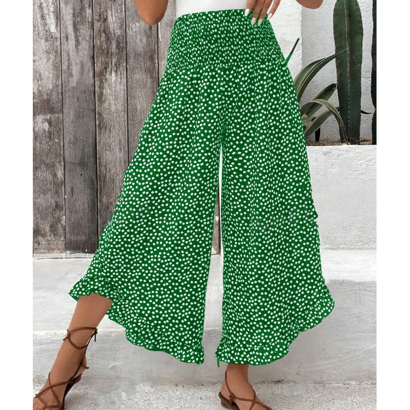 Ravixa™ - Pantalon Femme Fluide Taille Haute Coupe Large Pour Été