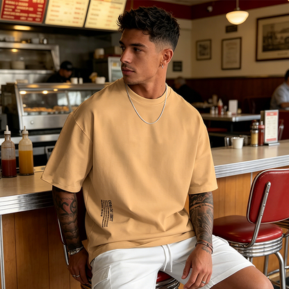 👕🏙️ 50% RABATT JETZT! Herren Urban Style Loose Fit T-Shirt – Premium Baumwollmix, Lässiger Oversize-Schnitt & Grafikdruck ✨