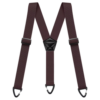 Hosenträger Herren mit Hakenclips – X-Back und Y-Form verstellbar -    Zorenza