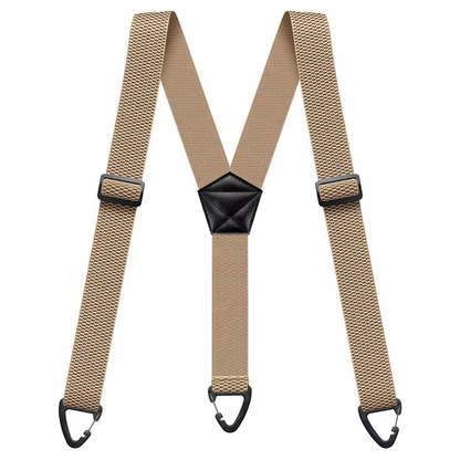 Hosenträger Herren mit Hakenclips – X-Back und Y-Form verstellbar -    Zorenza