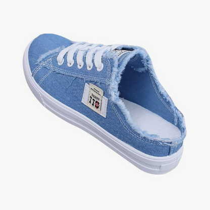 Denim Mule Sneakers