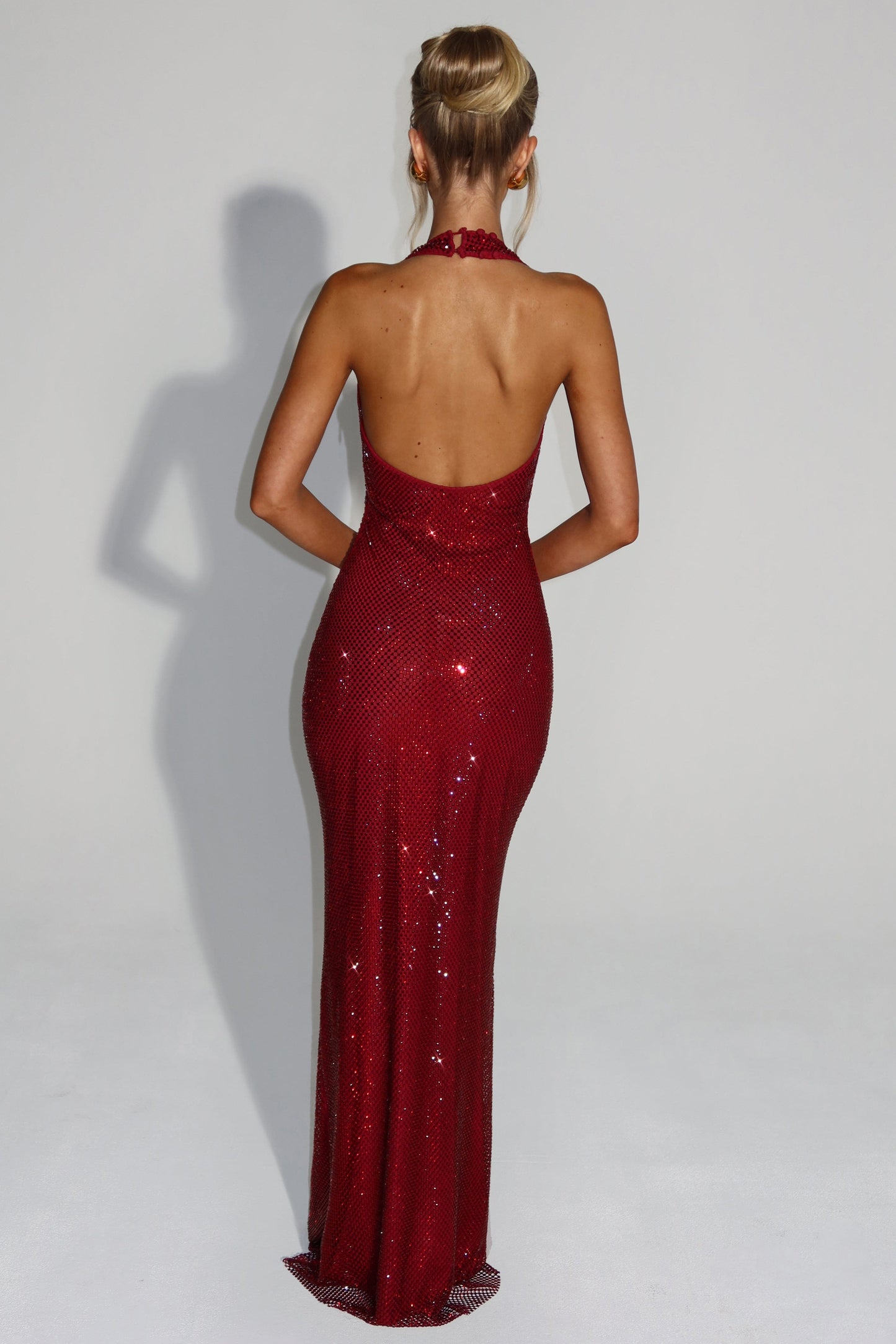 THE OPALINE MAXI DRESS - JET BLACK