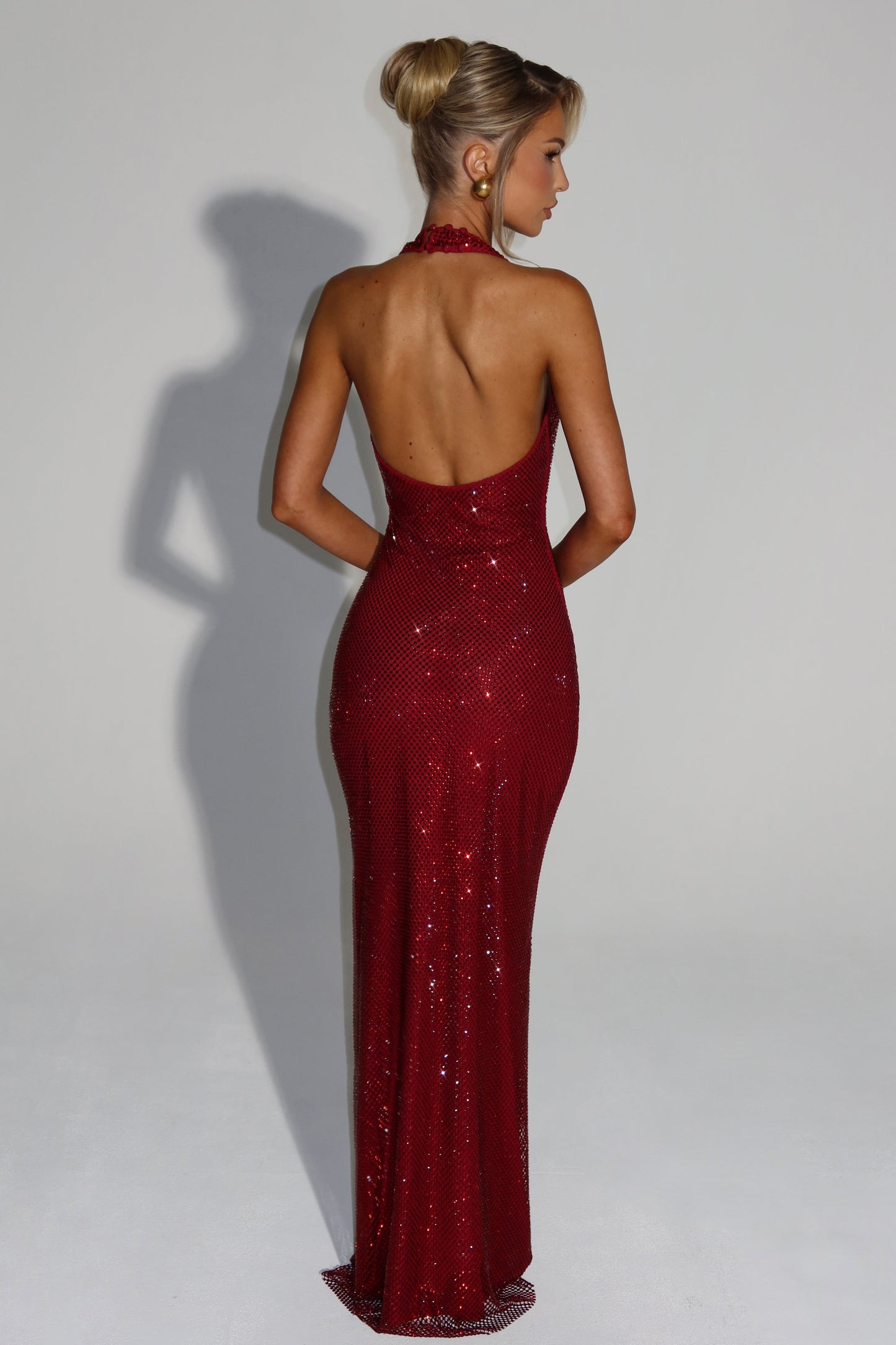 THE OPALINE MAXI DRESS - JET BLACK