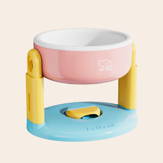 NuvoraPets® Verstelbare voer- en waterbak voor honden en katten met antislip zuignap