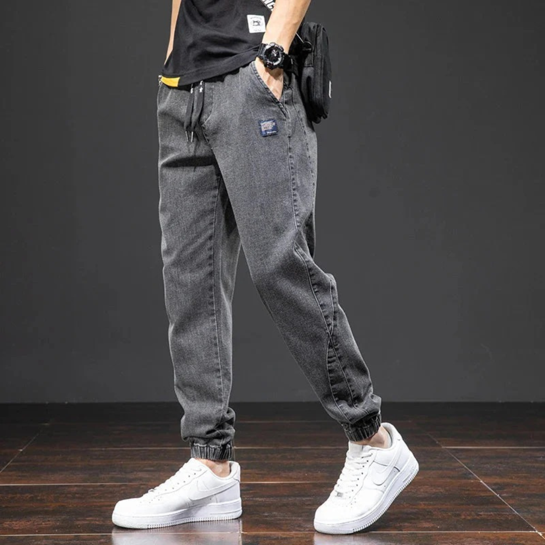 Stefan | Herren Jogger Jeans Mit Kordelzug