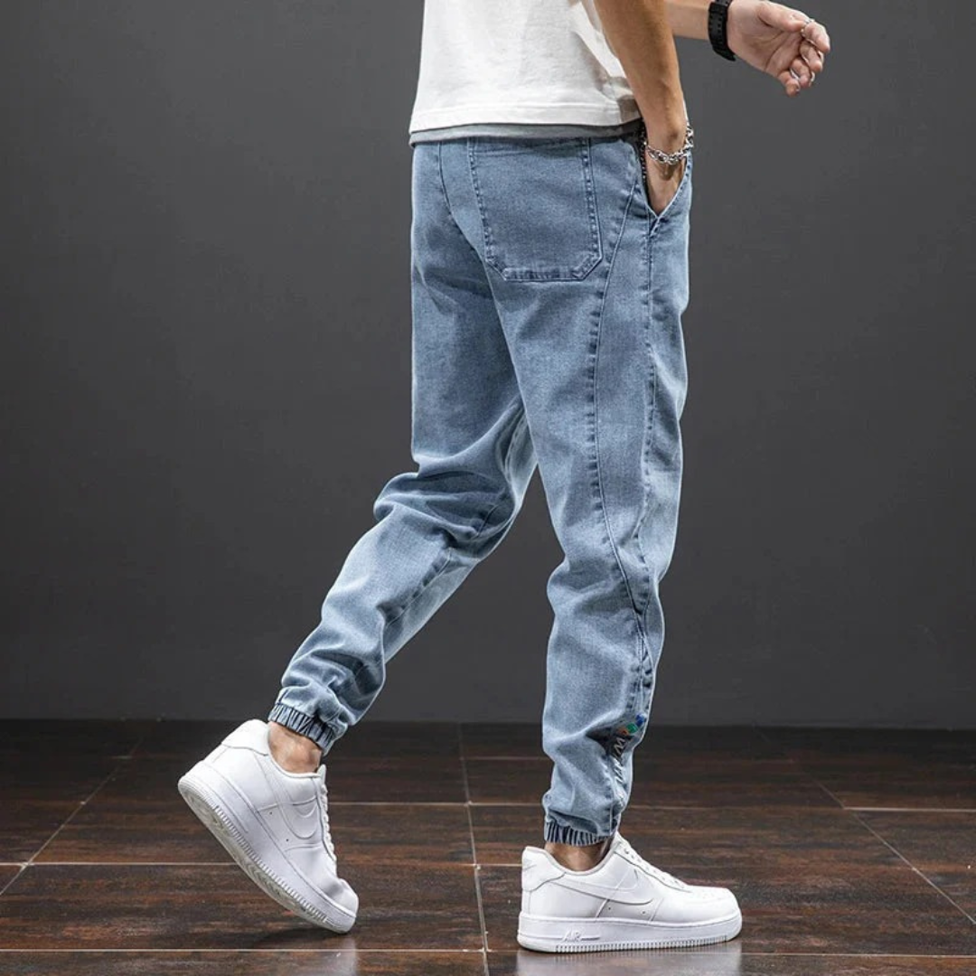 Stefan | Herren Jogger Jeans Mit Kordelzug