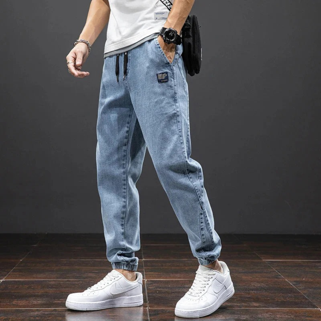 Stefan | Herren Jogger Jeans Mit Kordelzug