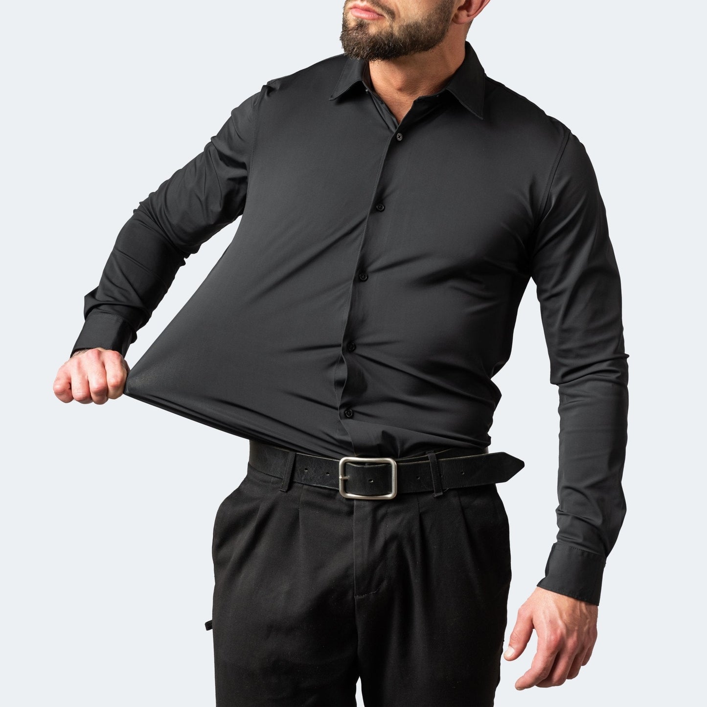 Adriel - Mens Long Sleeve Stretch Shirt