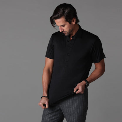 Made Gents | Stijve Kraag Polo | 50% Korting!