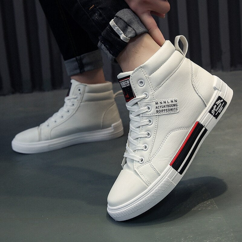 Strevo Trampki Wysokie Męskie Sneakersy Sportowe Miejskie - Pootivo
