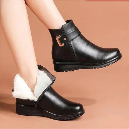 Selvara Structured Mid-Calf Zip Boots | Modern Sculpted Silhouette | Everyday Statement Style | boots