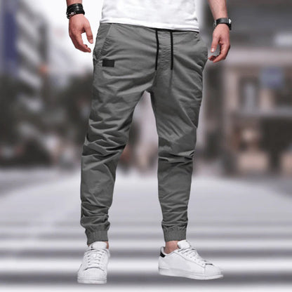 Stylish Men's Cargo Trousers - Ragnar-Gray-M-Nora Luxe