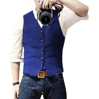 Stylish Men's Vest - Victor-Blue-XS-State of Style