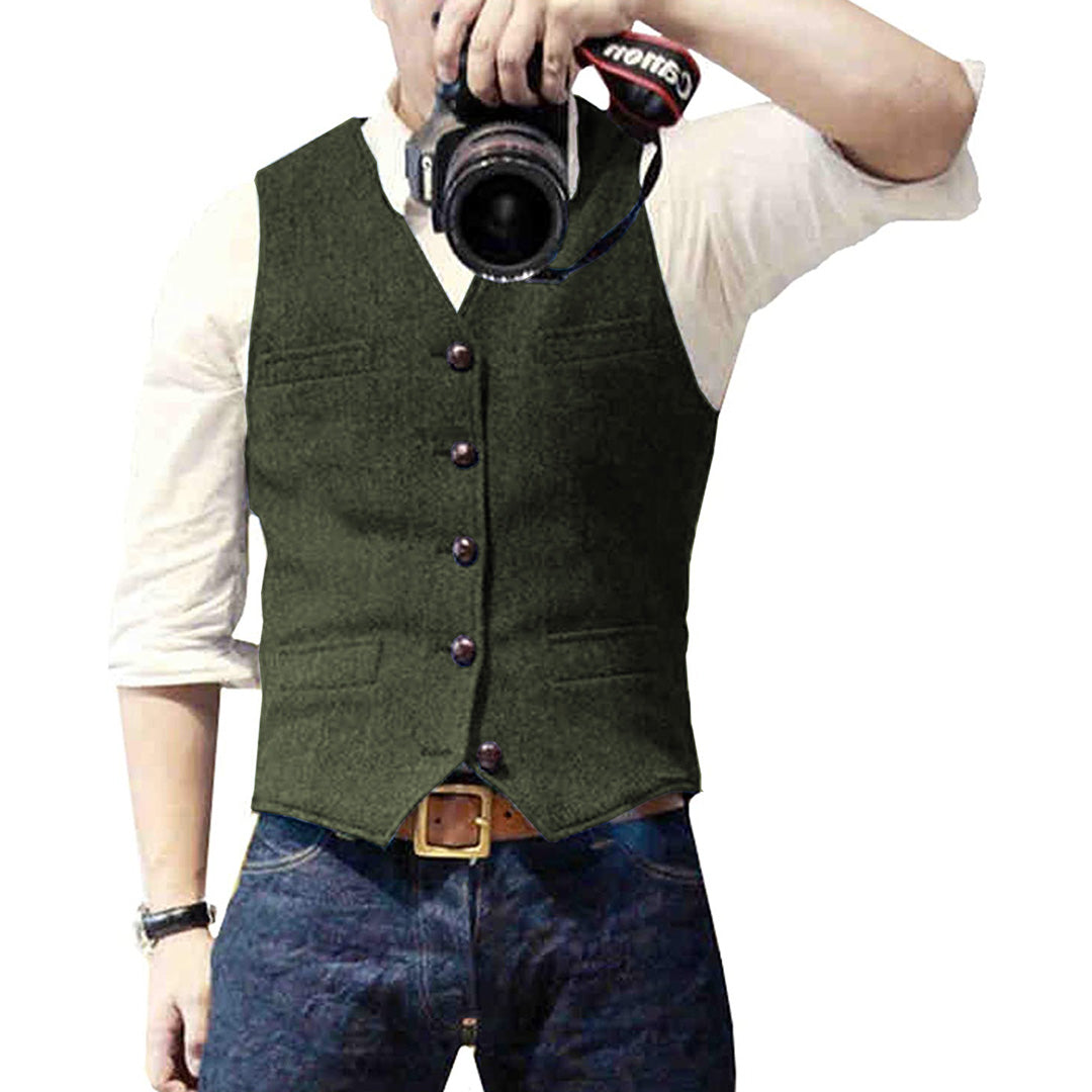 Stylish Men's Vest - Victor-Green-XS-State of Style