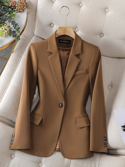 Stylish Women's Blazer - Carmen-Brown-S-Nora Luxe
